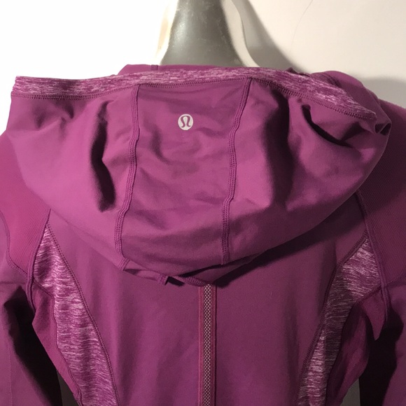 Lululemon Purple warmup pullover Sz 8 - Picture 2 of 10